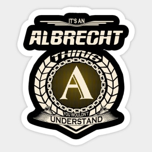 Albrecht Sticker